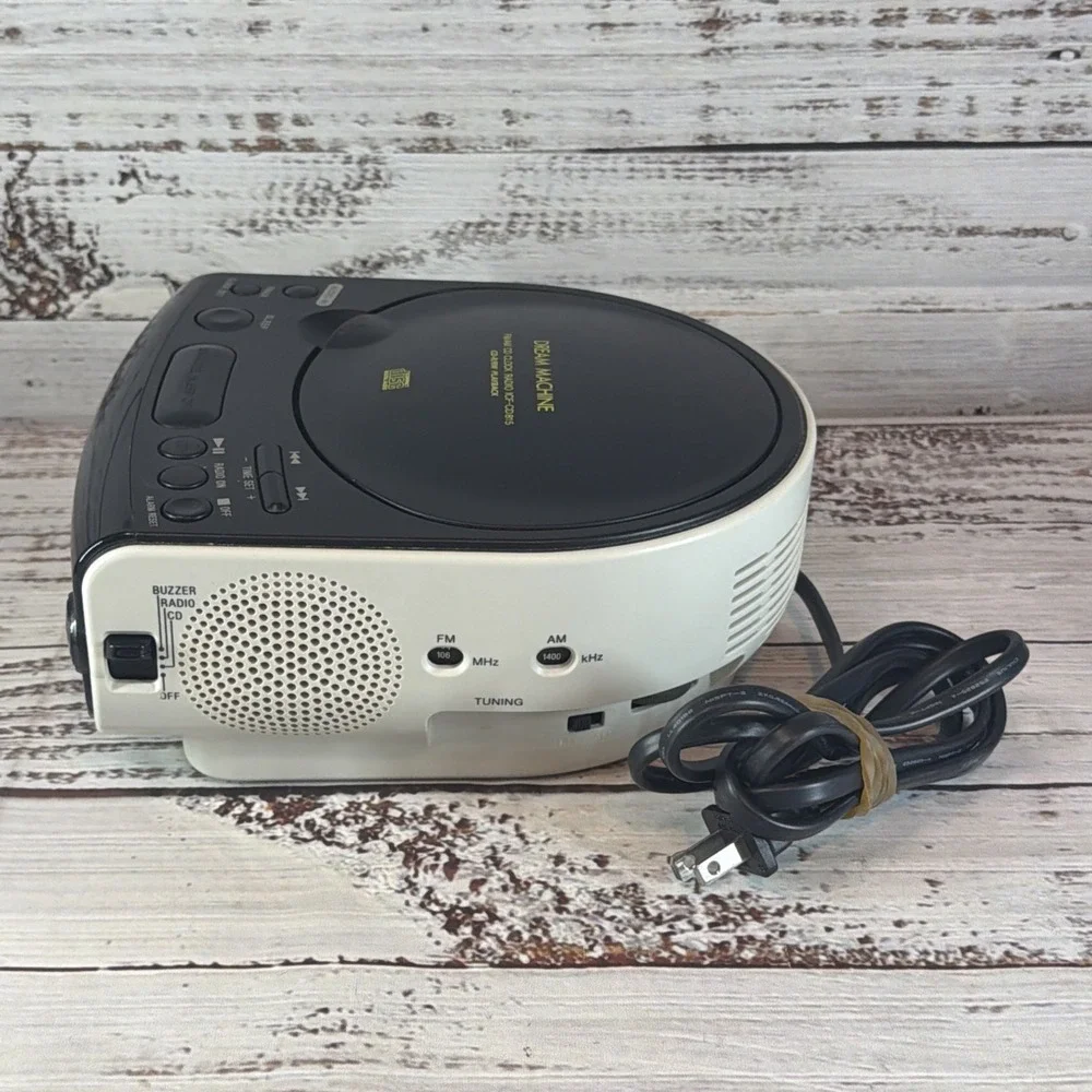 Sony ICF-CD815 Dream Machine AM FM Alarm Clock Radio CD Player TESTED